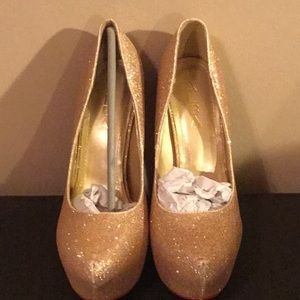 Champagne Platform Heel